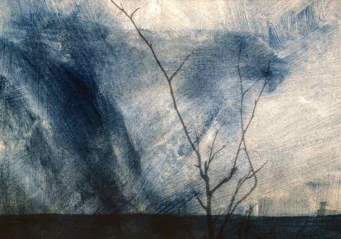 winter through my window - early Mondrian, and Turner were on my mind