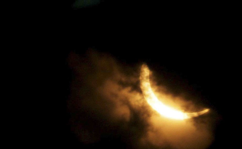 Eclipse close up